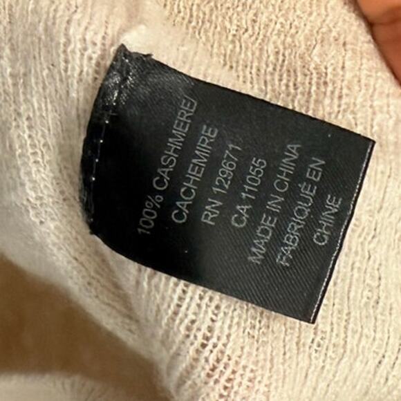 360CASHMERE Jordan Turtleneck Sweater 100% Cashmere in Lunar Minimalist Modest - Picture 6 of 7